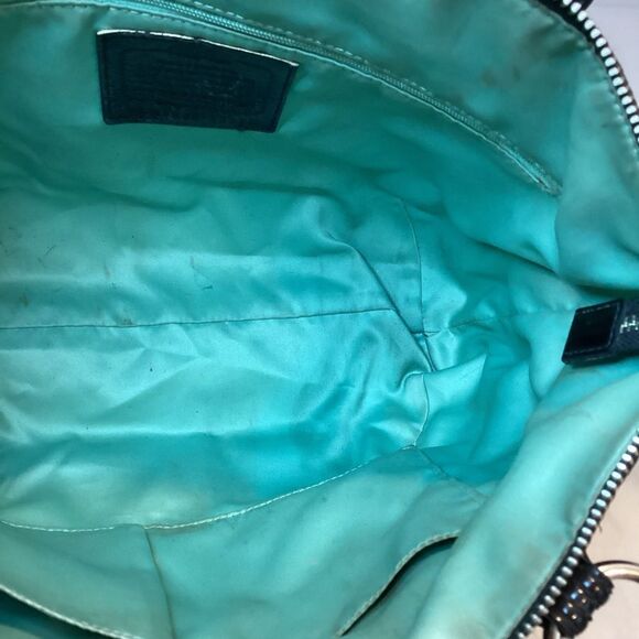 Coach Signature C Small Tote Bag Satchel Shoulder Bag - Picture 12 of 16